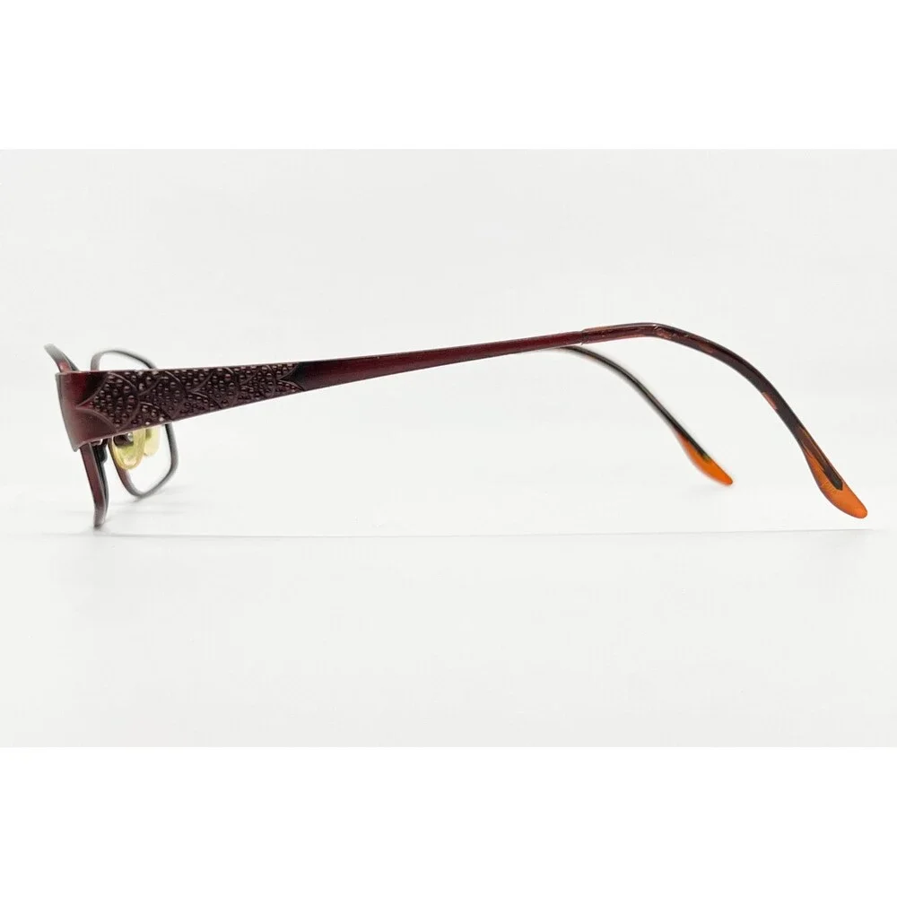 Tres Jolie Eyeglass Frames Womens Burgundy 152 655 Metal Rectangle 53-17-135